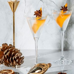 Spiced Orange Martini Cocktail